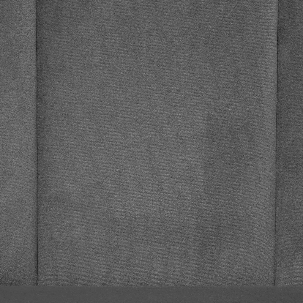 Двуместно канапе atmosphera Naova, Велур, 126x71x72 cm - Черен