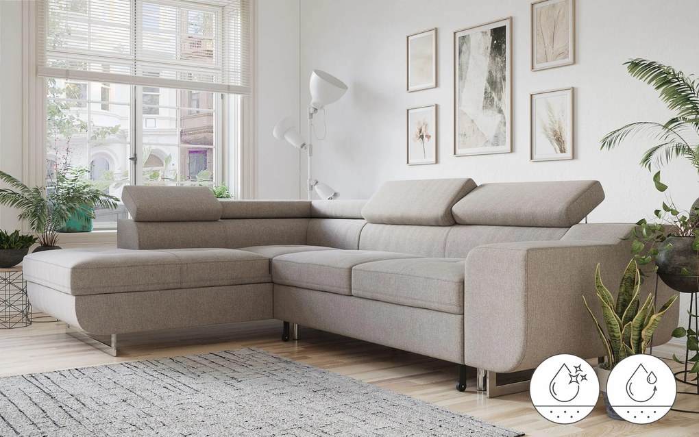 Разтегателен ъглов диван Равена