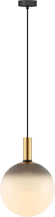 Zuma Line 003064-034739 - Полилей на кабел NUA, 1xE27/25W/230V, Ø 30 см, златист/черен