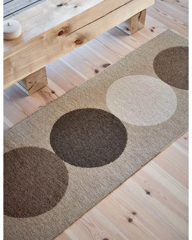 Бежова и кремава пътека за открито и закрито 70x280 cm Otto Grain – Pappelina