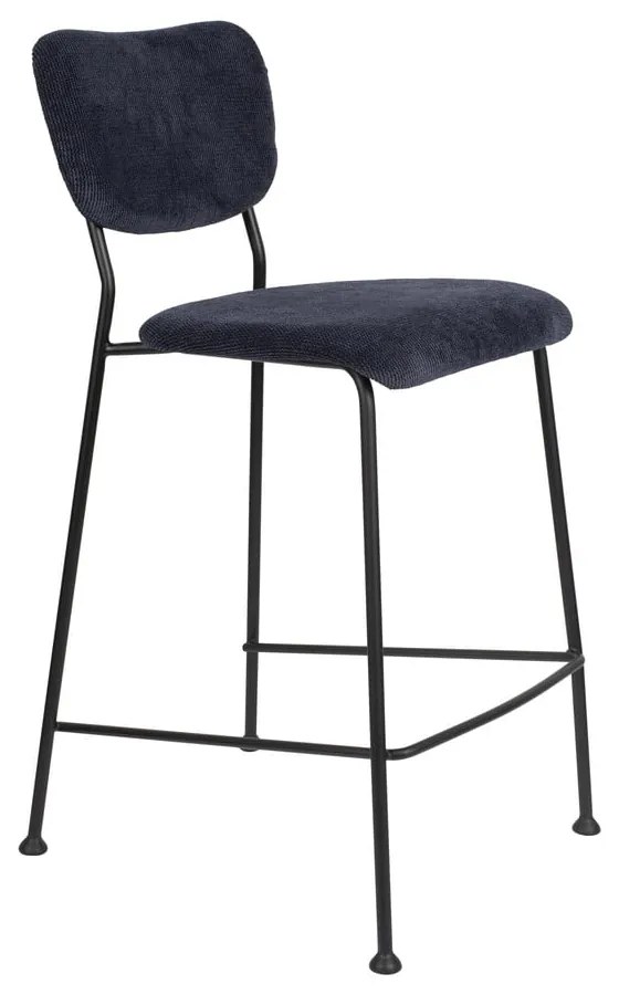 Тъмносини бар столове в комплект от 2 броя 92 cm Benson - Zuiver