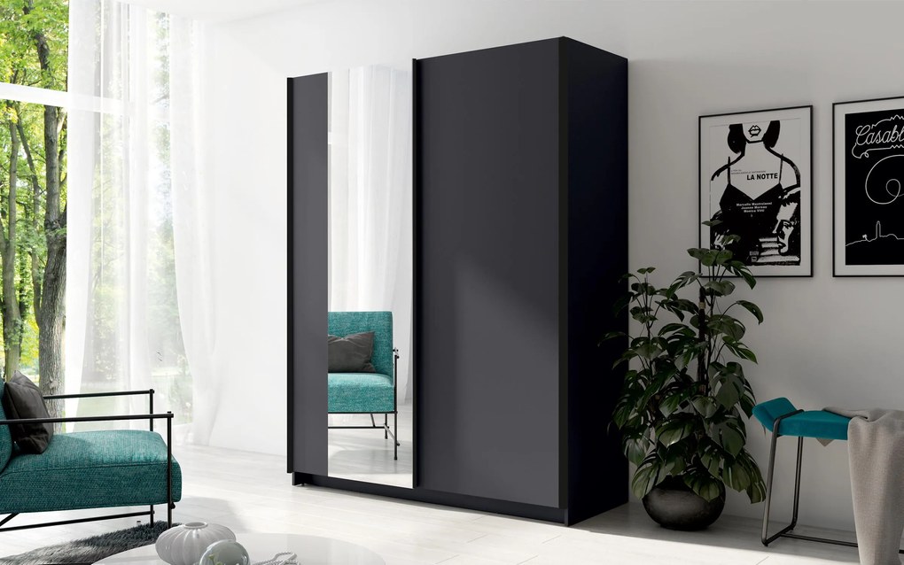 Гардероб с плъзгащи врати Тиес 150 II