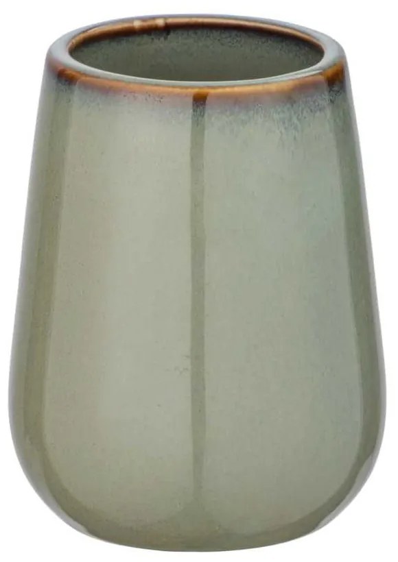 Зелен керамичен комплект аксесоари за баня Sermione – Wenko