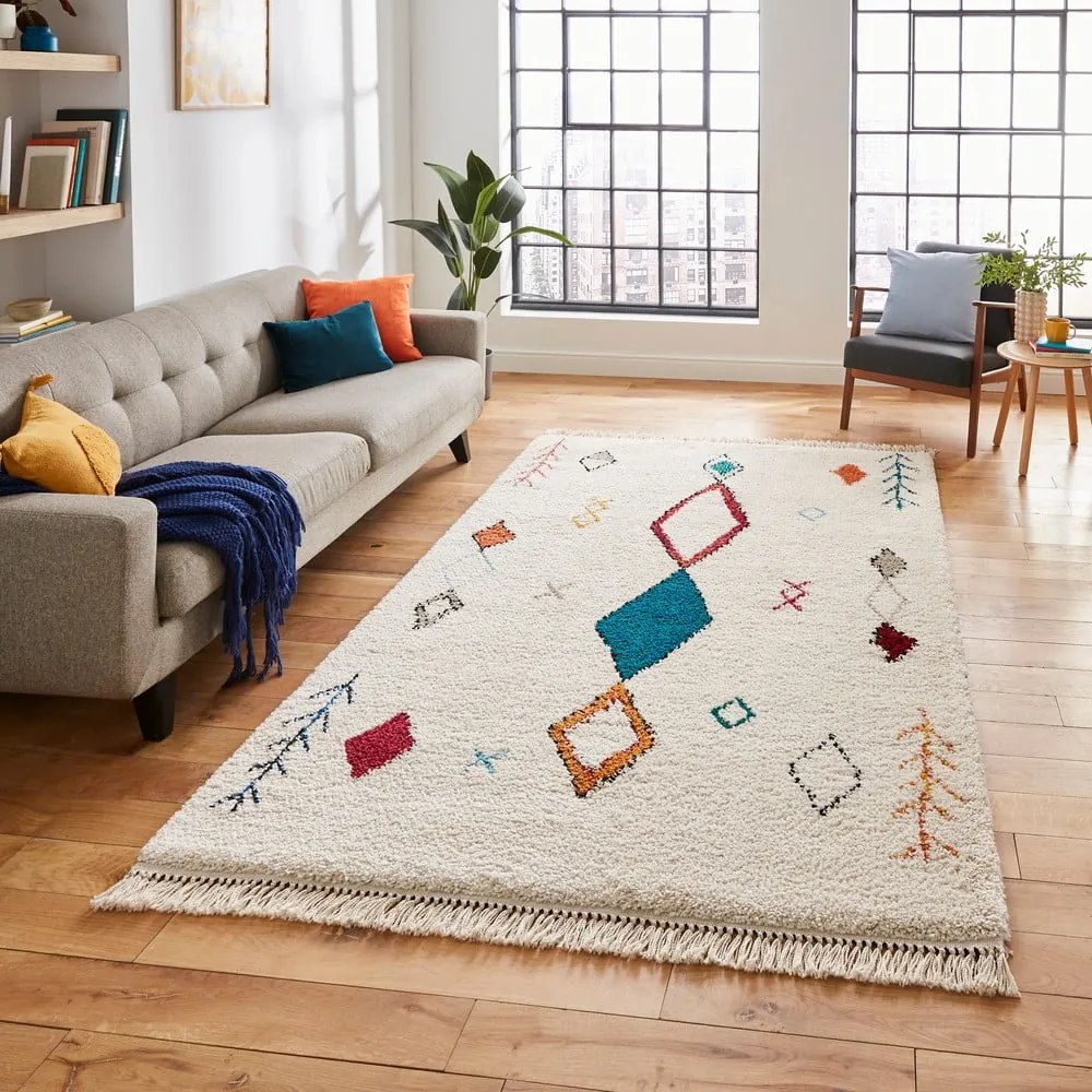 Бежов килим 170x120 cm Boho - Think Rugs
