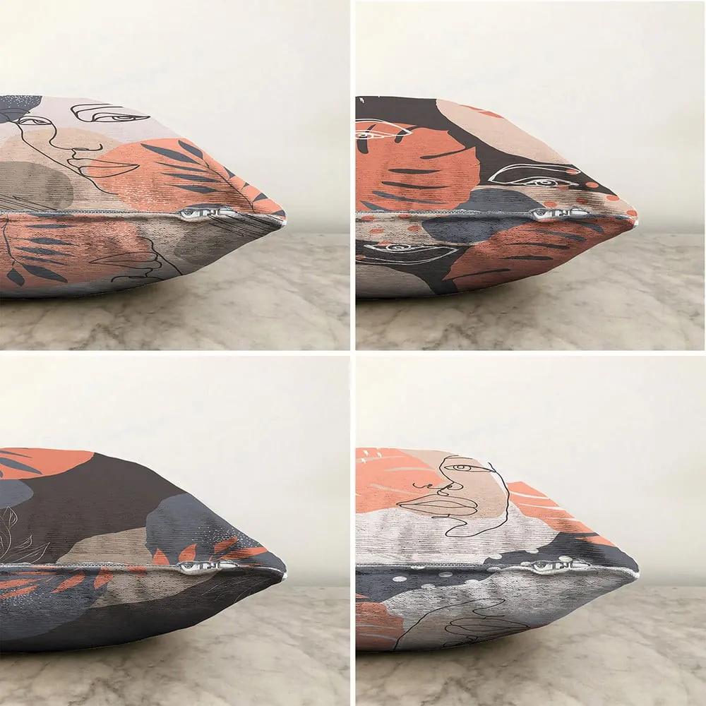 Комплект от 4 калъфки за възглавници Abe, 55 x 55 cm - Minimalist Cushion Covers