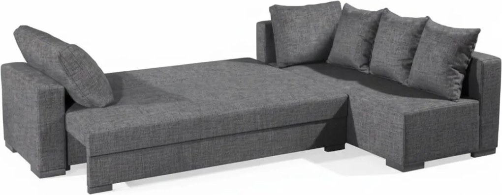 Ъгъл диван Trendy-Left-265φ 165β cm.-Gray