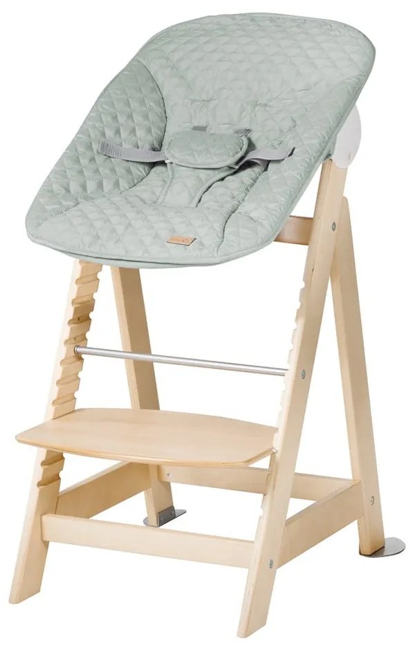 Стол за хранене в светлозелен и естествен цвят Style Born Up 2in1 – Roba