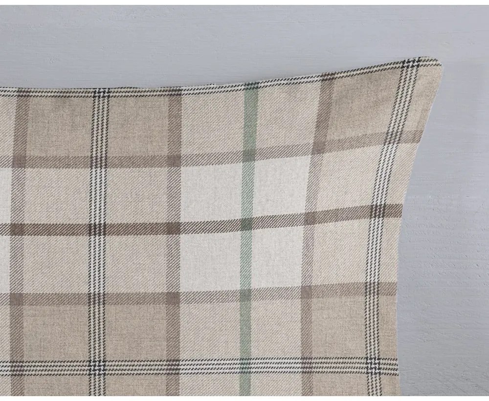 Светлокафяво единично фланелено спално бельо 140x200 cm Bernardus – Good Morning