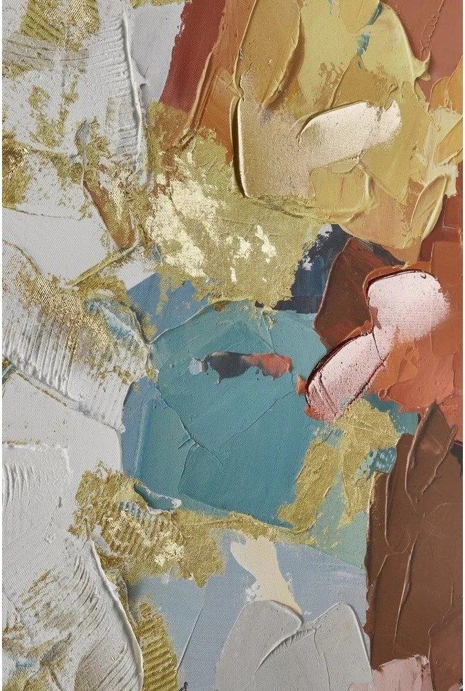 Печатна/с ръчно рисувани елементи върху платно картина 80x80 cm Crown – Bizzotto