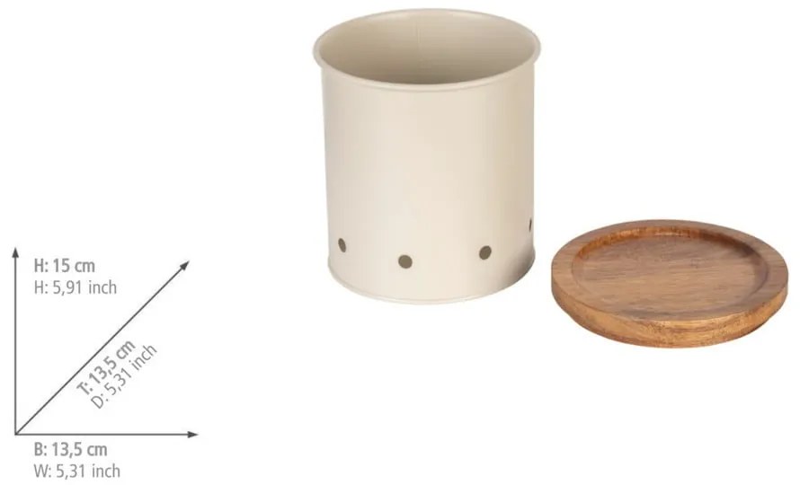 Метален контейнер за храна/картофи Aria - Wenko