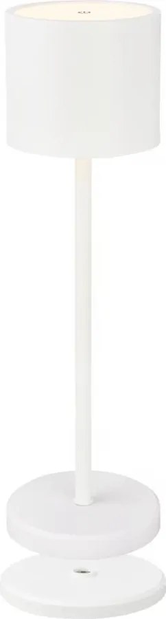 Briloner 7521016 - Димируема LED настолна лампа SIGO 2,5W/5V IP44 2600 mAh бяла