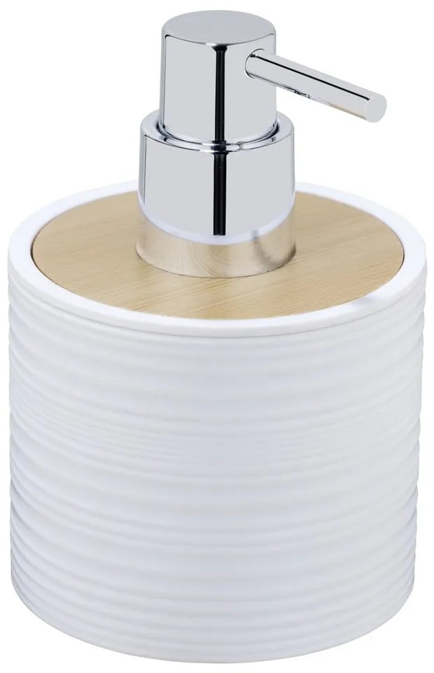 Бял пластмасов диспенсер за сапун 350 ml Lyon – Allstar