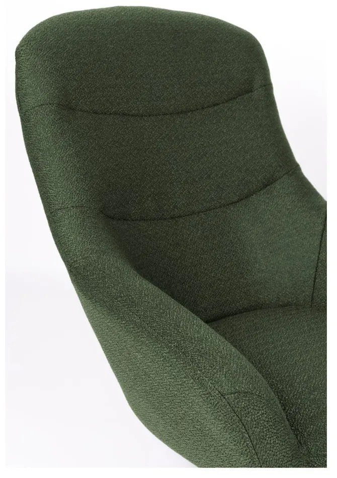 Тъмнозелено кресло Yuki – White Label