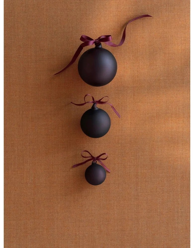 Стъклени ръчно издухани коледни топки в комплект от 2 бр. ø 9 cm Juhla – Blomus