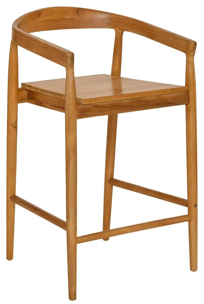 Бар стол atmosphera Miyako, 70 см, Тиково дърво