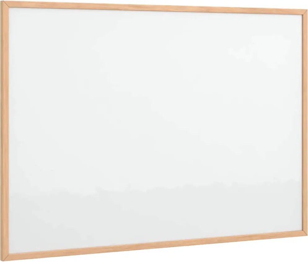 4017406 vidaXL Магнитна бяла дъска с рамка от масивна борова дървесина 80x55 см