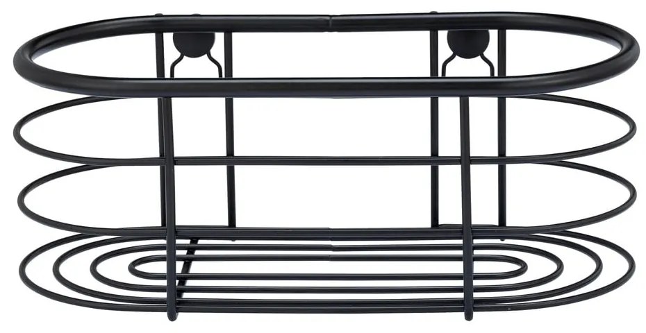 Черен рафт за душ Trestina, 26 x 11 cm - Wenko