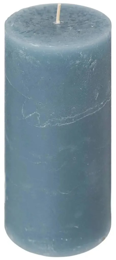 Свещ без аромат atmosphera Olia, Кръгла, 7x14 cm - Тъмносив
