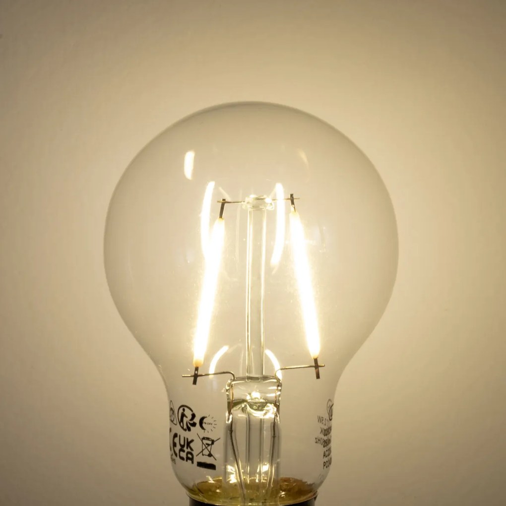 Комплект от 5 E27 LED крушки A60 Lux сензор 2.5W 250 lm 3000K