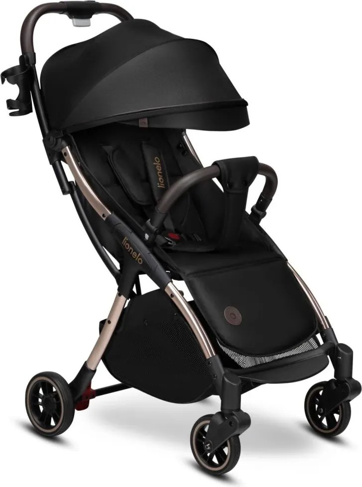 Lionelo - Спортна количка JULIE ONE Черно/Златно