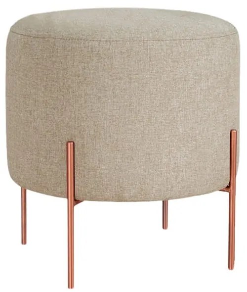 Бежова табуретка Copper – Artie