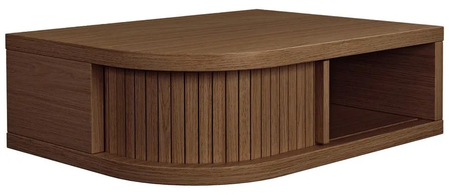 Кафяво нощно шкафче от орех Farsta – Woodman