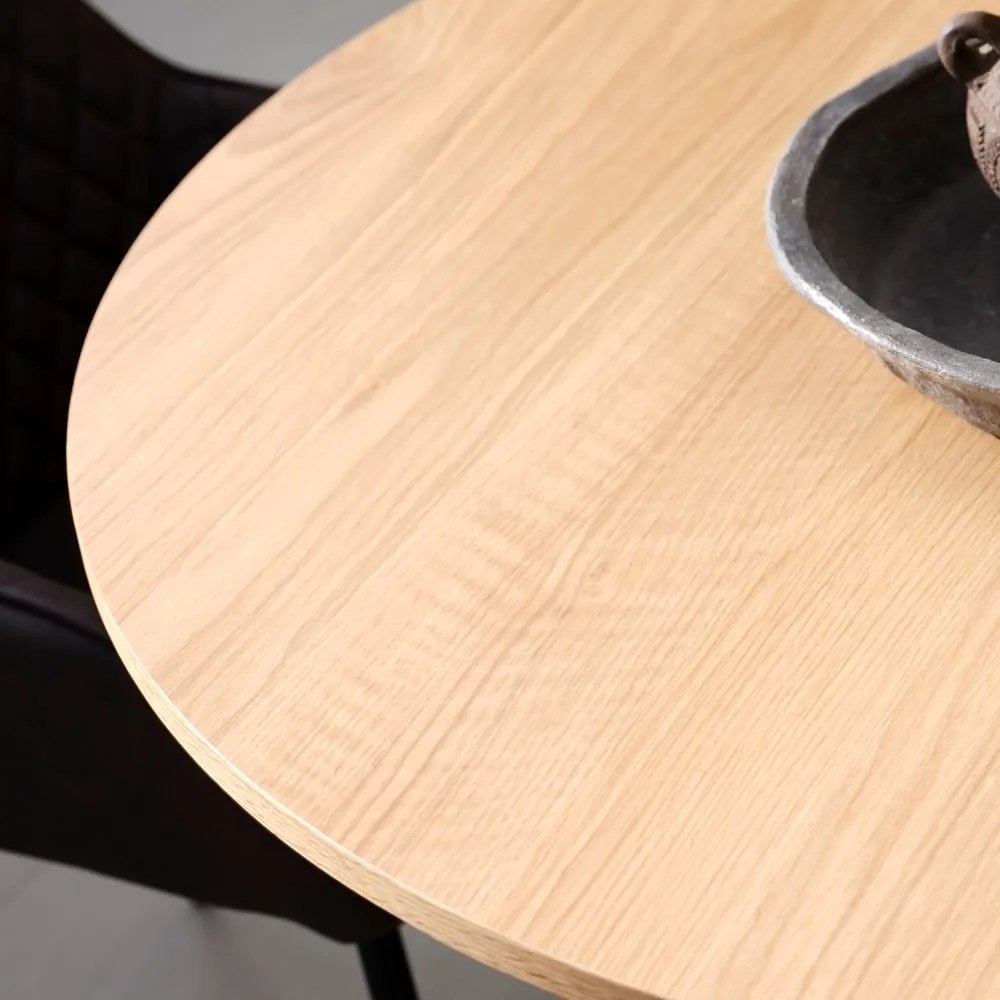Кръгла маса за хранене от дъб ø 120 cm Nola - Unique Furniture