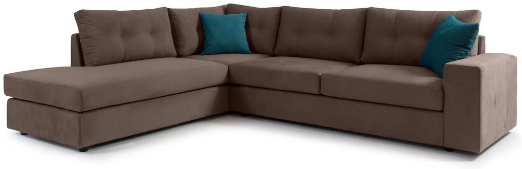 Ъглов диван Hanson-Mocca-Left