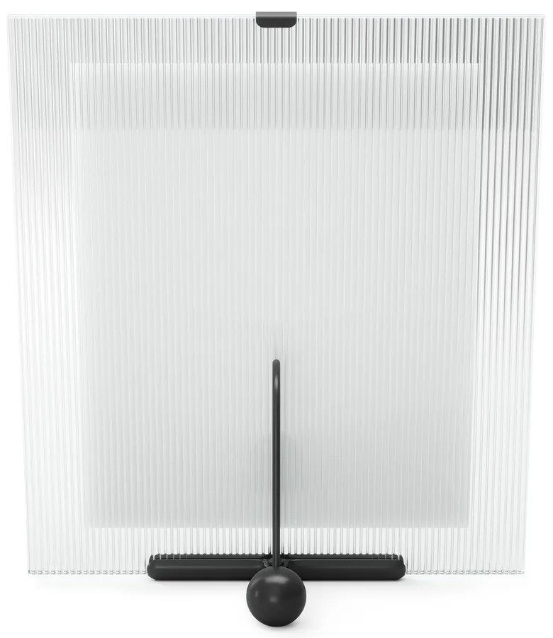 Черна стъклена стояща рамка 26x30,5 cm Flute – Umbra