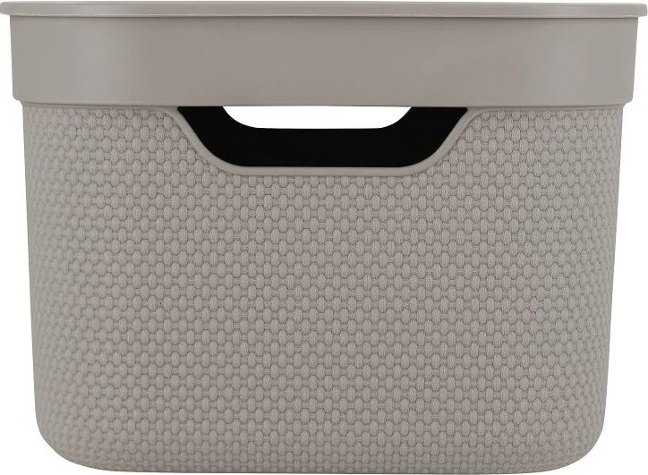 Пластмасова кутия за съхранение с капак Deco - Rotho