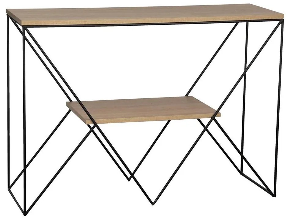 Eglo 424016 - Странична масичка OTAWARA 77x106 см кафява/черна