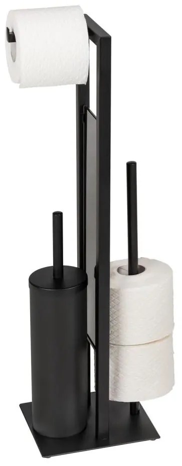 WENKO 25400100 - четка за WC RIVALTA 18x70 см черна