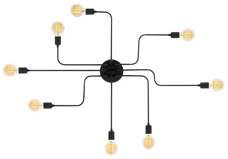 Черна стенна лампа Truva – Opviq lights