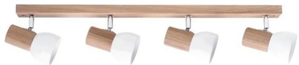 Spot-Light 2224474 - Спот SVENDA 4xE27/60W/230V дъб