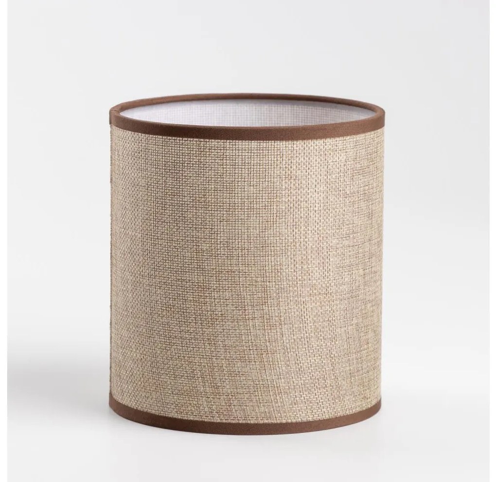 Brilagi - Универсален абажур NUBILA E27 15,5x14 см кафяв