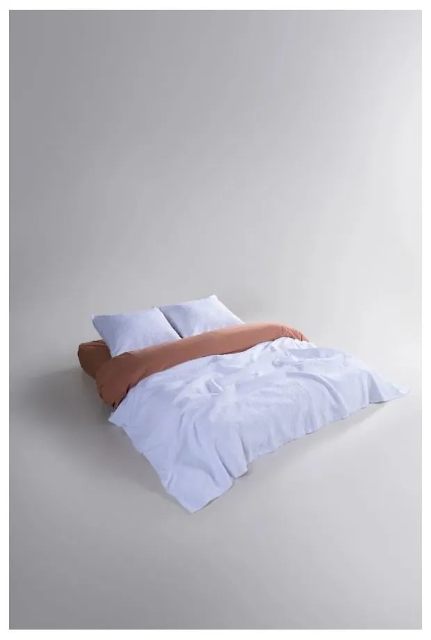 Бял комплект шалте и калъфка за възглавница от жакард 240x260 cm Jacquard – Mila Home Luxury