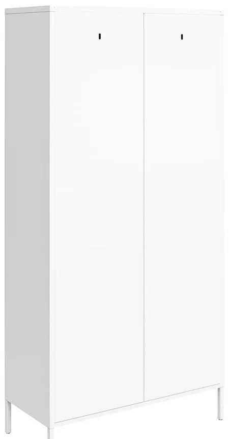 Бял метален гардероб 90x185 cm Mission District - Støraa