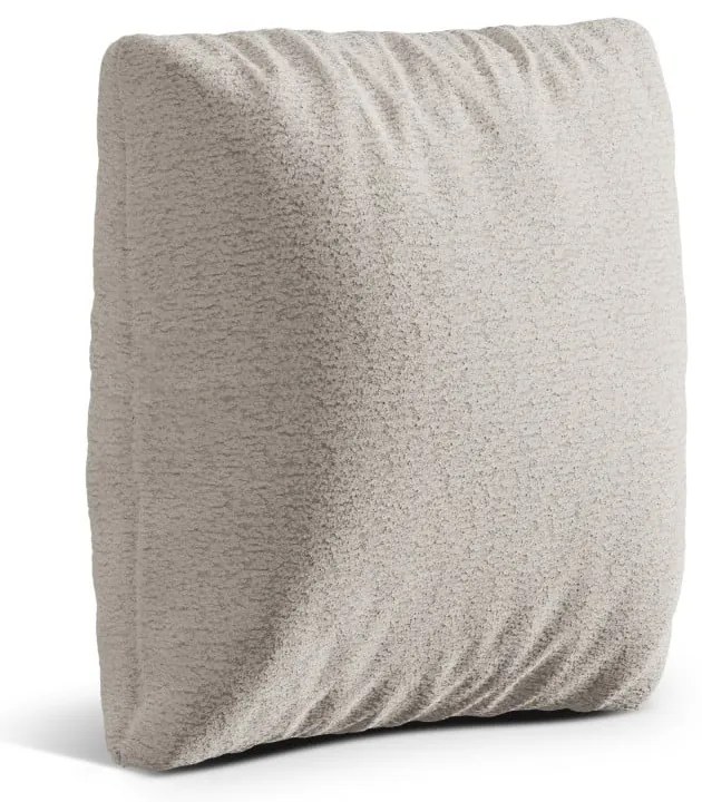 Бежова възглавница за диван от прежда с примки от букле Kemi – Cosmopolitan Design