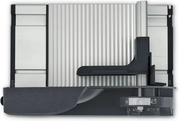 Уред за рязане - слайсер Graef MYtiny MT1006EU, 170W, 17 см, 0-15 мм, Детска защита, Сгъваем, Антрацит