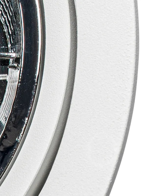 Интелигентен кръгъл вграден прожектор бял регулируем с Wifi GU10 111m - Chuck 111