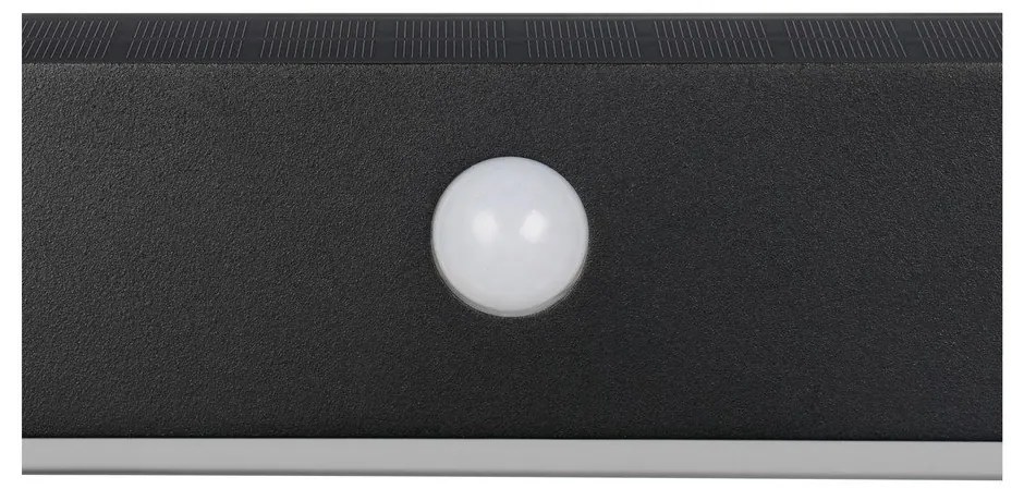 LED стенно външно осветително тяло със соларен панел (височина 6 cm) Silves – Trio