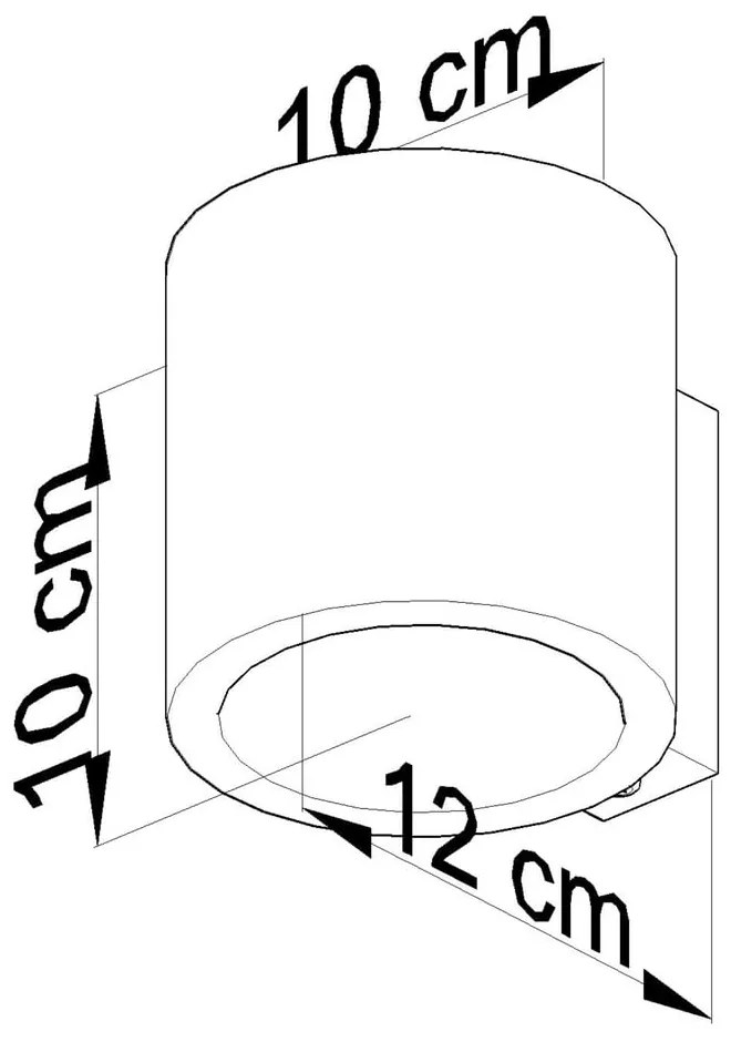 Дървена стенна лампа Roda - Sollux