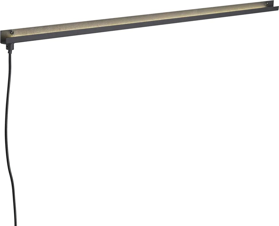 Модерна стенна лампа черна с LED - Letterbox