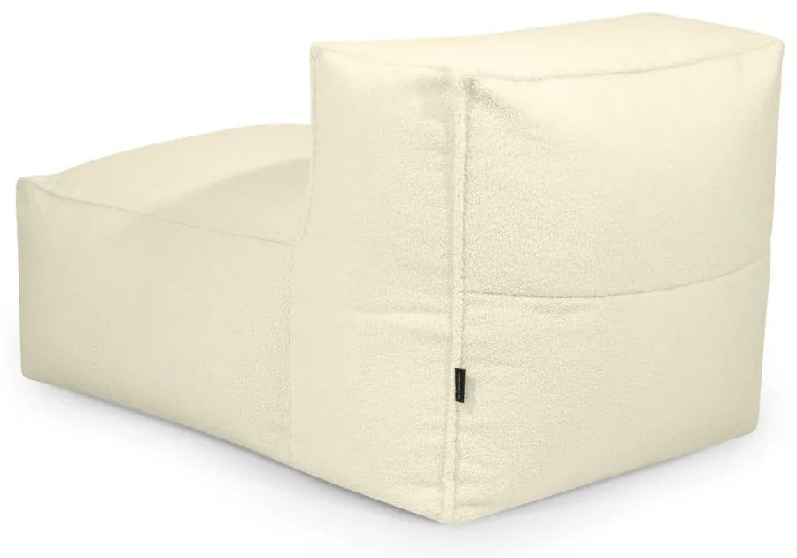 Кафяв пуф от букле Mass Open Modul 90 – SLOWDOWN