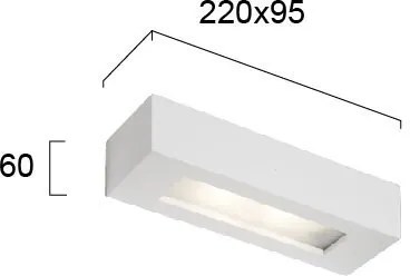 Аплика Viokef Mack Ceramic-дължина 22 См.