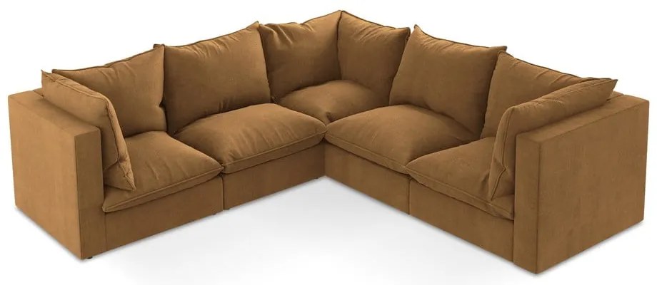 Теракотен ъглов диван Manao – Makamii