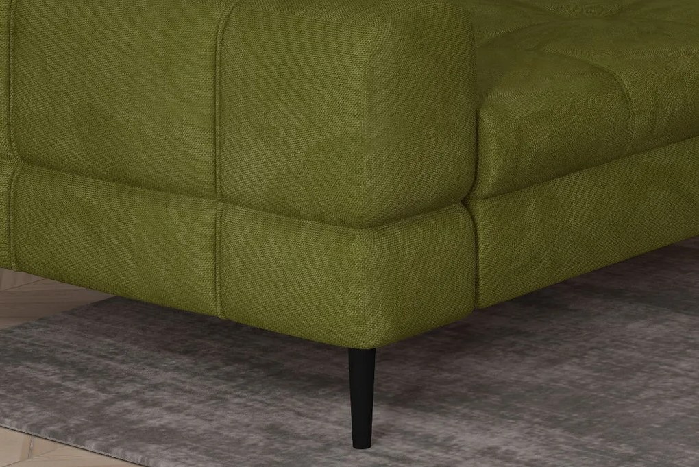 Ъглов диван Sovvor-Маслиново ляво