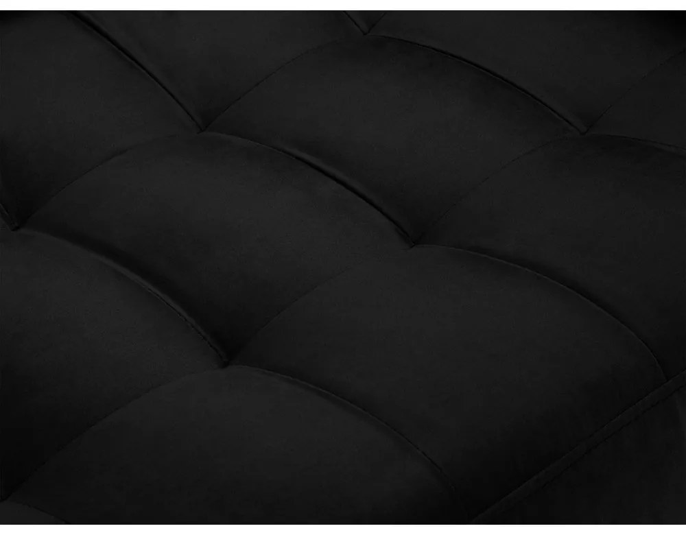 Диван от черно кадифе , 174 cm Santo - Milo Casa