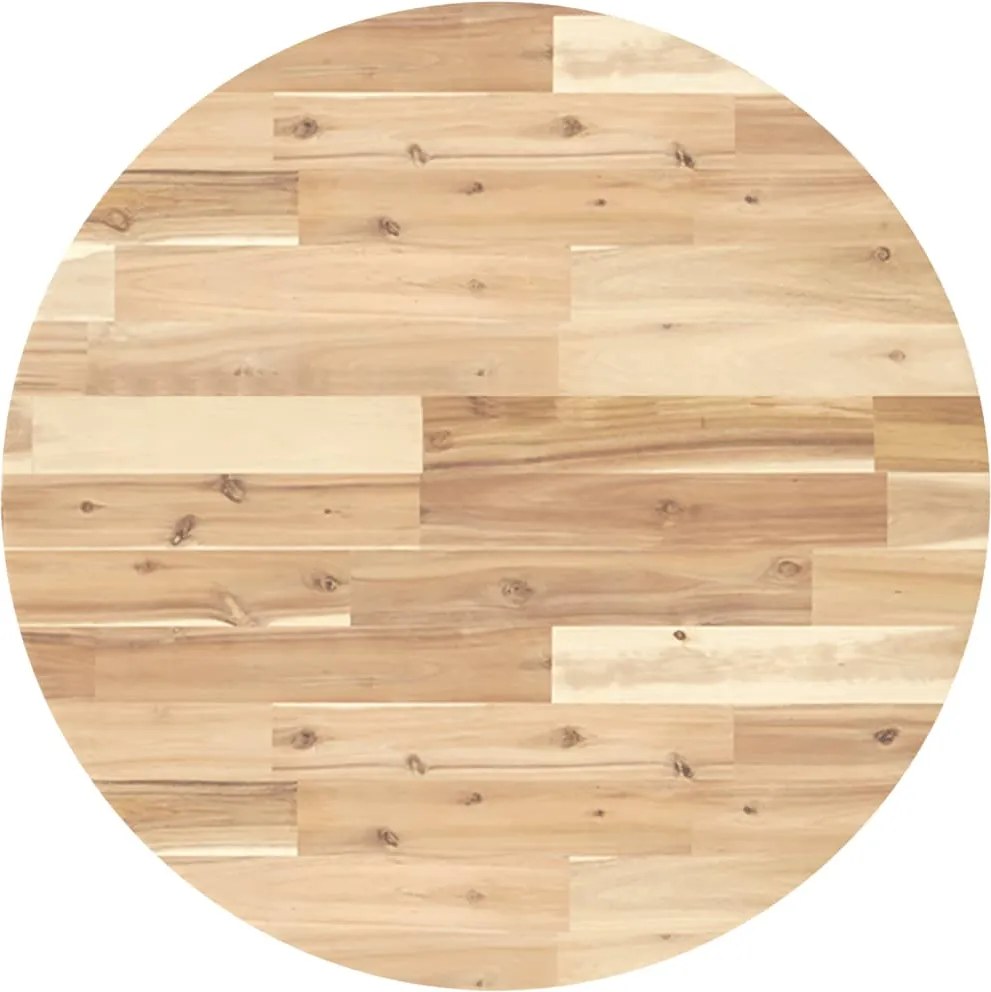 4008685 vidaXL Плот за маса, кръгъл, Ø70x2 см, акациево дърво масив