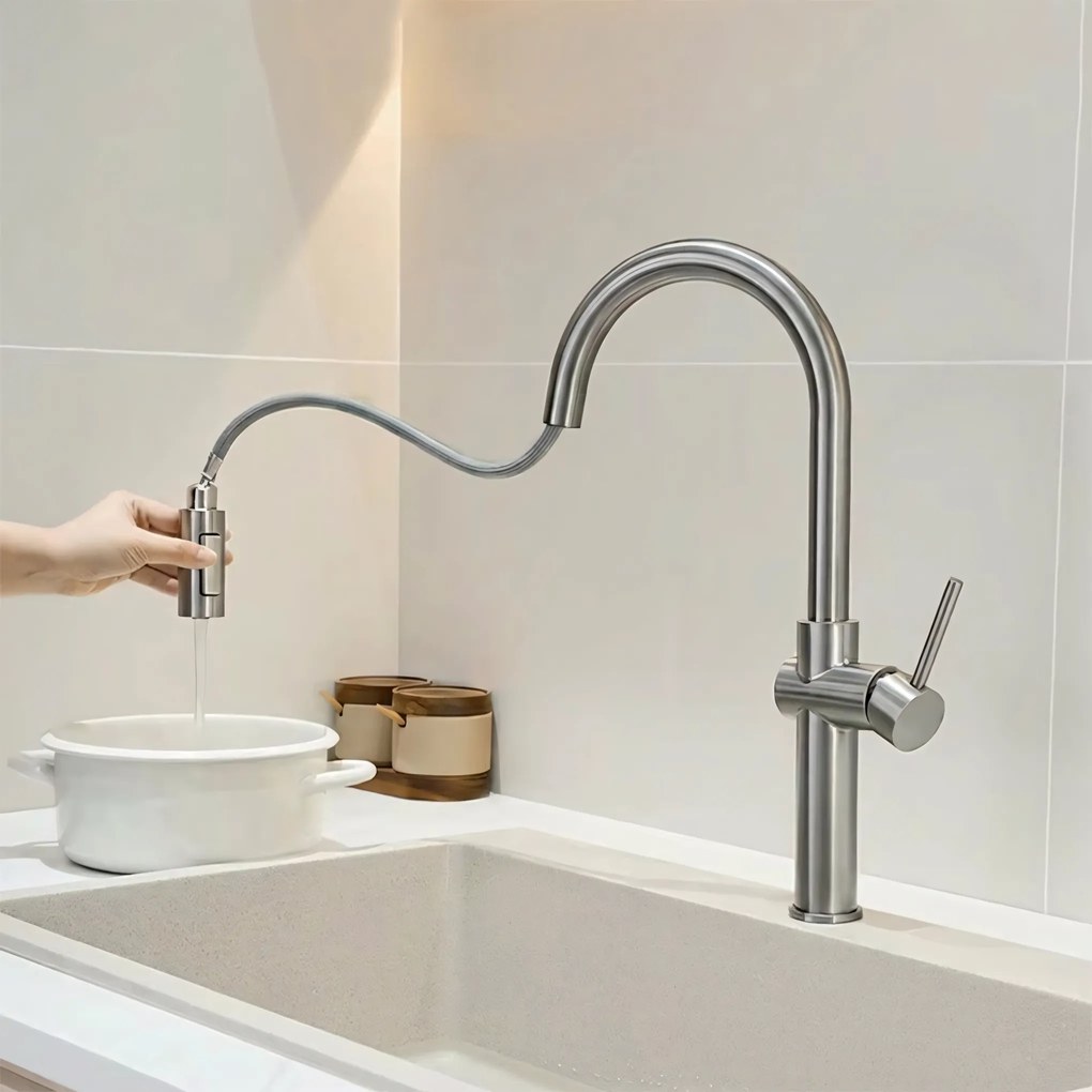 Смесител за кухня Rea Fresh High BRUSH NICKEL